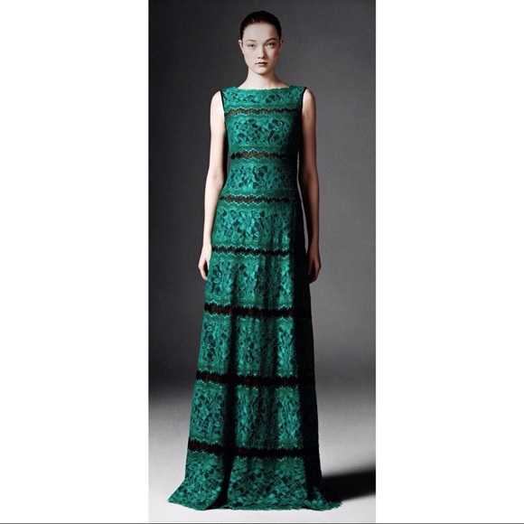 Tadashi Shoji Dresses & Skirts - Tadashi Shoji Lace on Georgette Pre-Fall 2014 Gown
